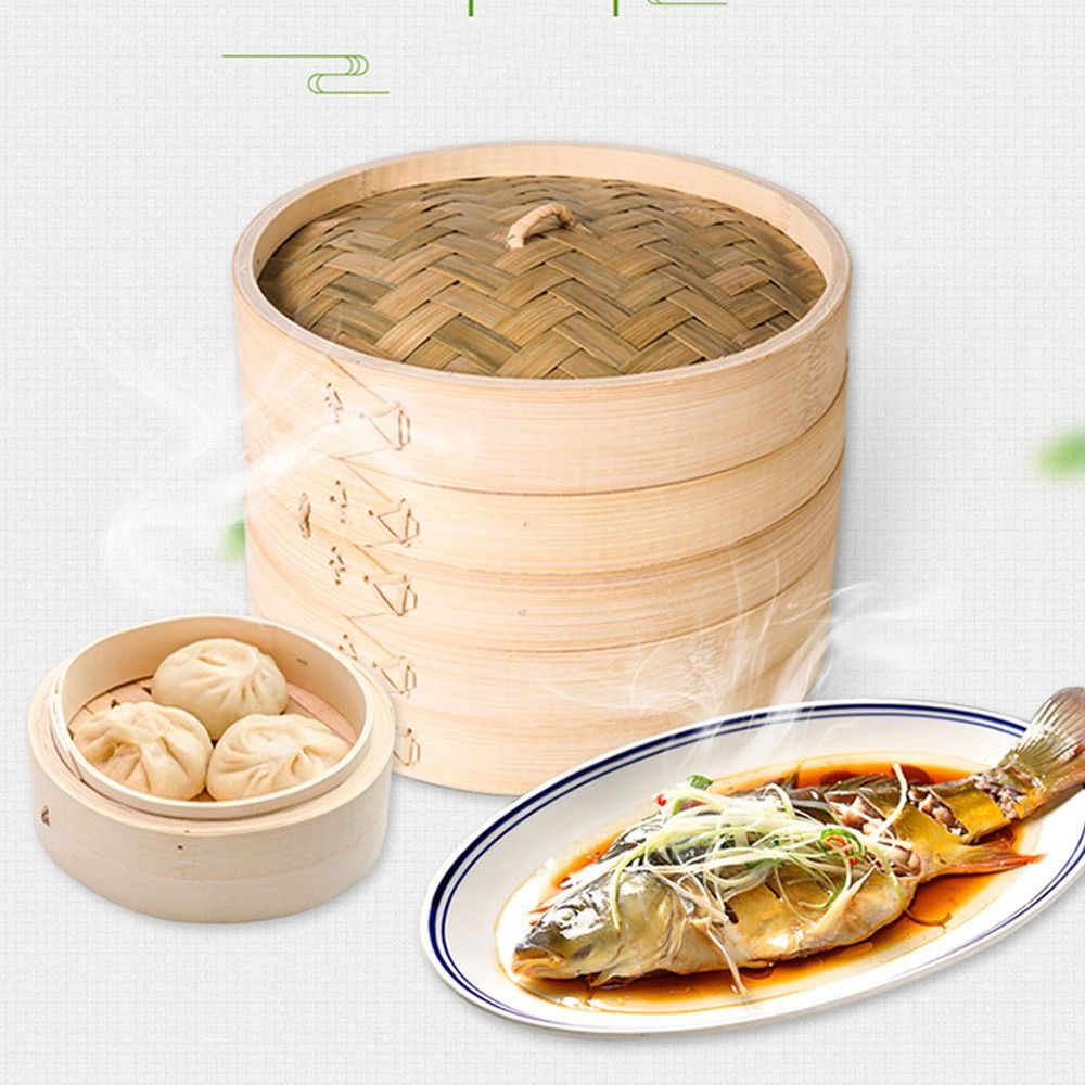 Cuit-vapeur chinois en bambou  - Bao Steamer Bamboo avis et prix